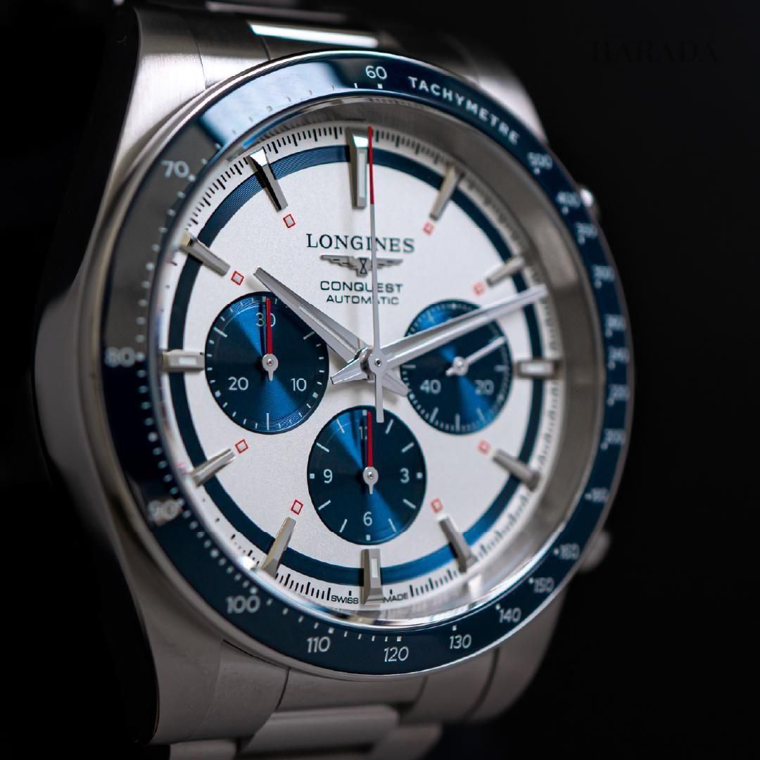 L3.835.4.98.6 LONGINES ロンジン コンクエスト クロノグラフ 42mm