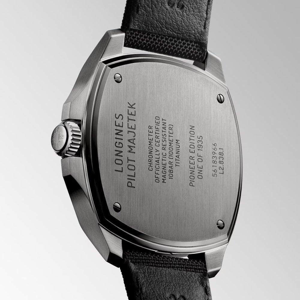  【世界限定1,935本】 L2.838.1.53.2 LONGINES ロンジン パイロット マジェテック パイオニアエディション 43mm