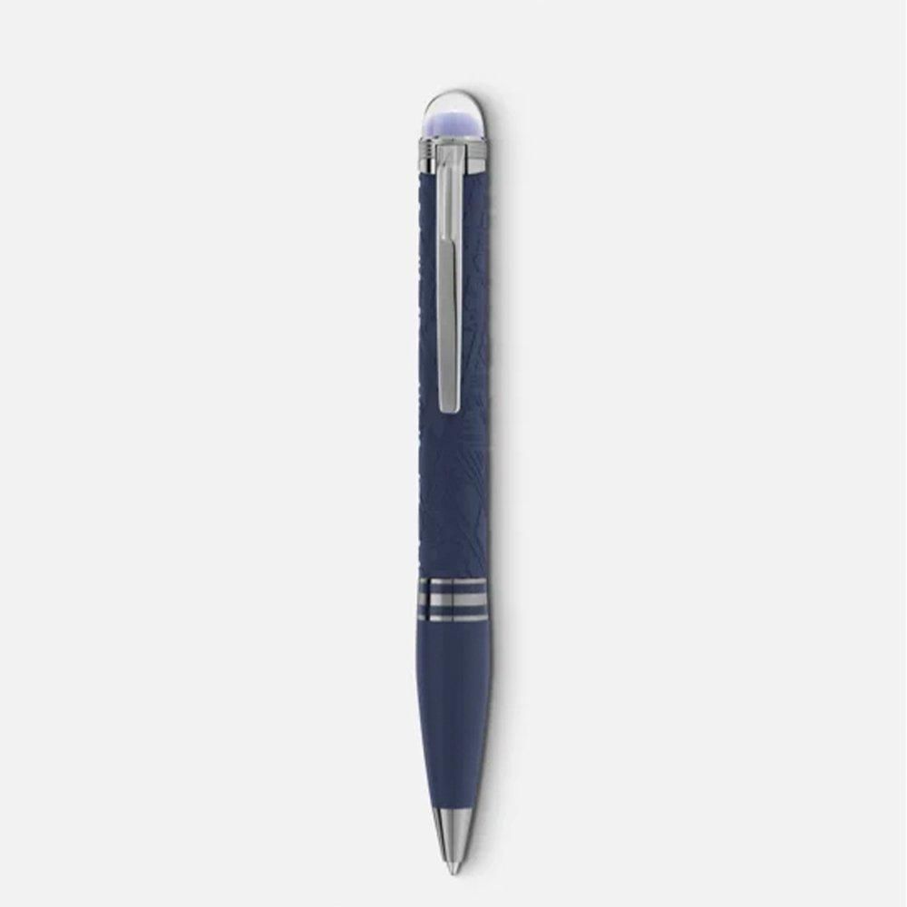 MB130213 MONTBLANC モンブラン スターウォーカー スペースブルー レジン ボールペン