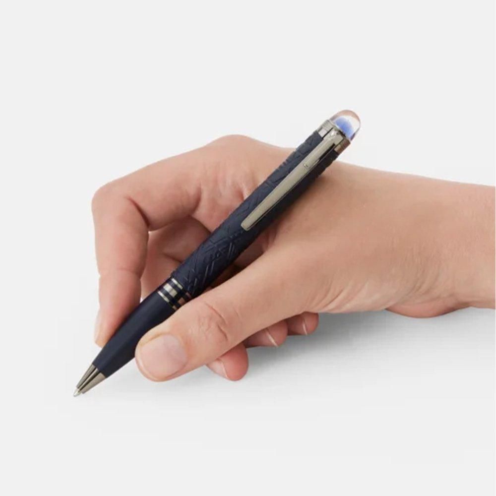 MB130213 MONTBLANC モンブラン スターウォーカー スペースブルー レジン ボールペン