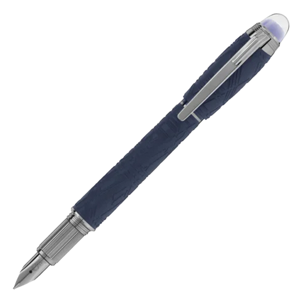 MB130211 MONTBLANC モンブラン スターウォーカー スペースブルー レジン 万年筆
