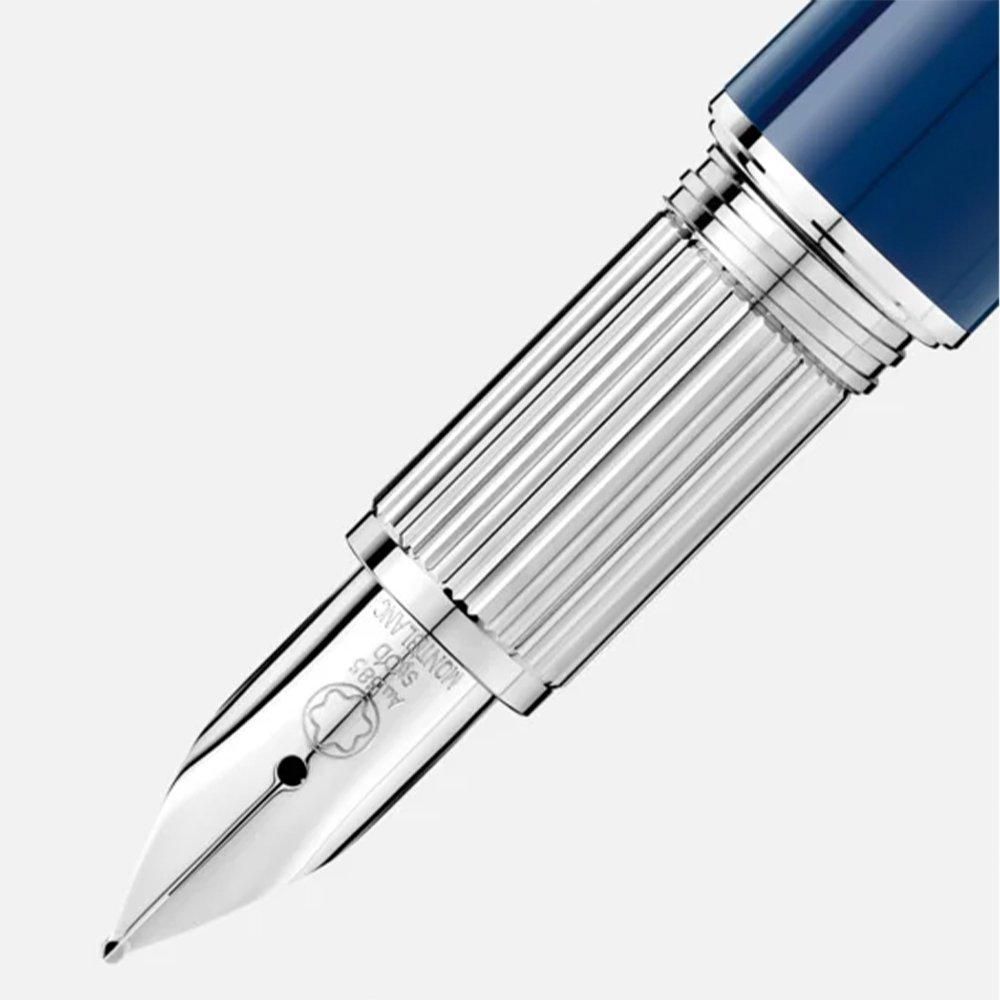 MB132434 MONTBLANC モンブラン スターウォーカー ブルー・プラネット ドゥエ 万年筆（M）