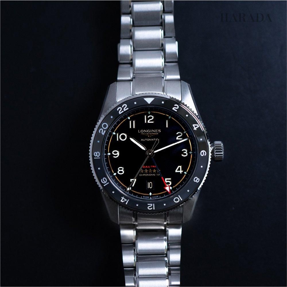 L3.802.1.53.6 LONGINES ロンジン スピリット Zulu Time チタニウム 39mm