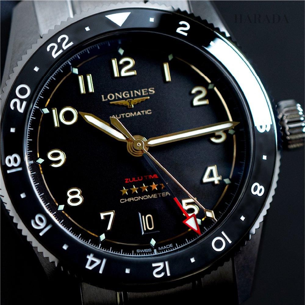 L3.802.1.53.6 LONGINES ロンジン スピリット Zulu Time チタニウム 39mm