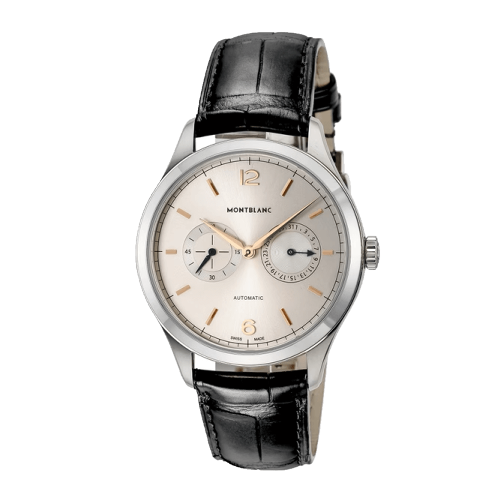  MB114872 MONTBLANC モンブラン ヘリテイジ クロノメトリー ツインカウンター デイト