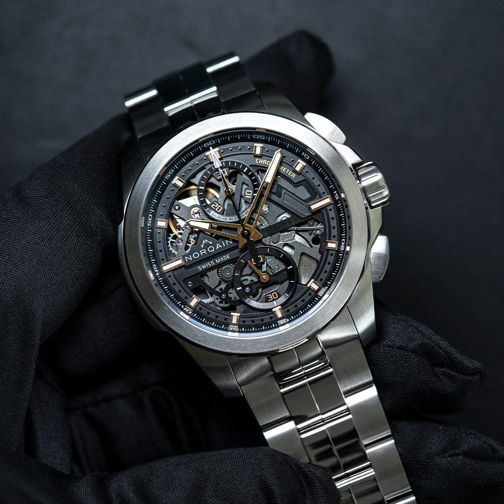 NN3200SC/B323/102SKC NORQAIN ノルケイン インディペンデンス スケルトン クロノ 42MM