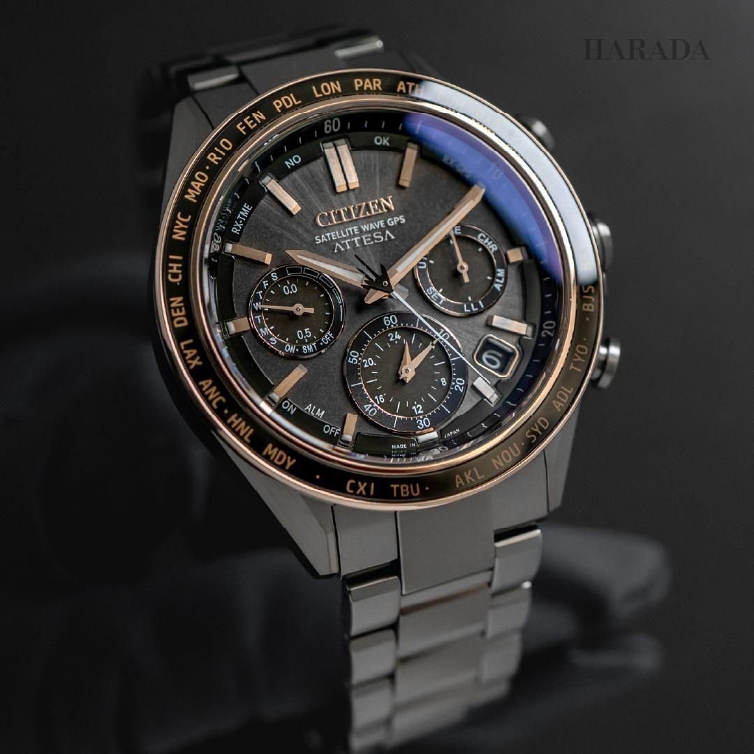 CC4074-61W CITIZEN シチズン アテッサ ACT Line ブラックチタンシリーズ