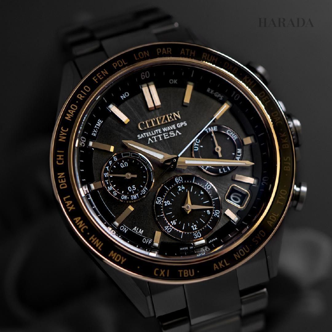 CC4074-61W CITIZEN シチズン アテッサ ACT Line ブラックチタンシリーズ