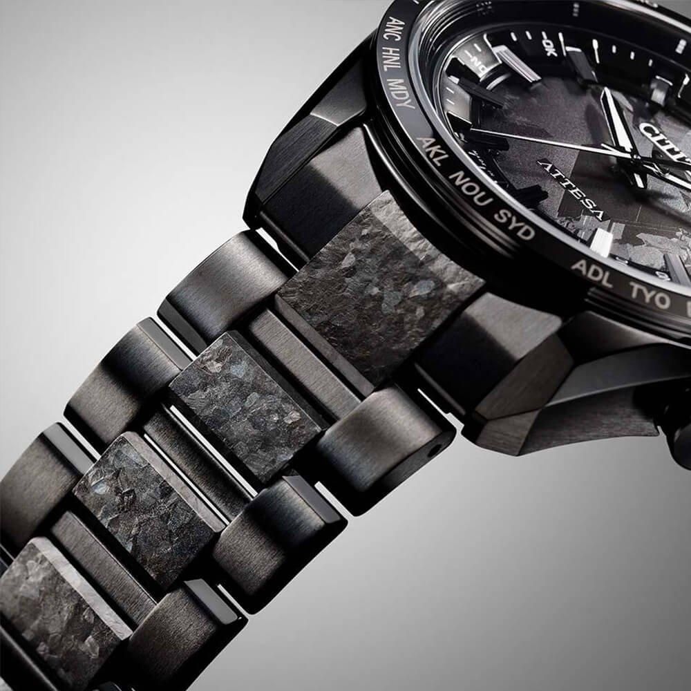  【世界限定1,900本】 CB0285-63E CITIZEN シチズン アテッサ ACT Line
ブラックチタンシリーズ HAKUTO-Rコラボレーションモデル