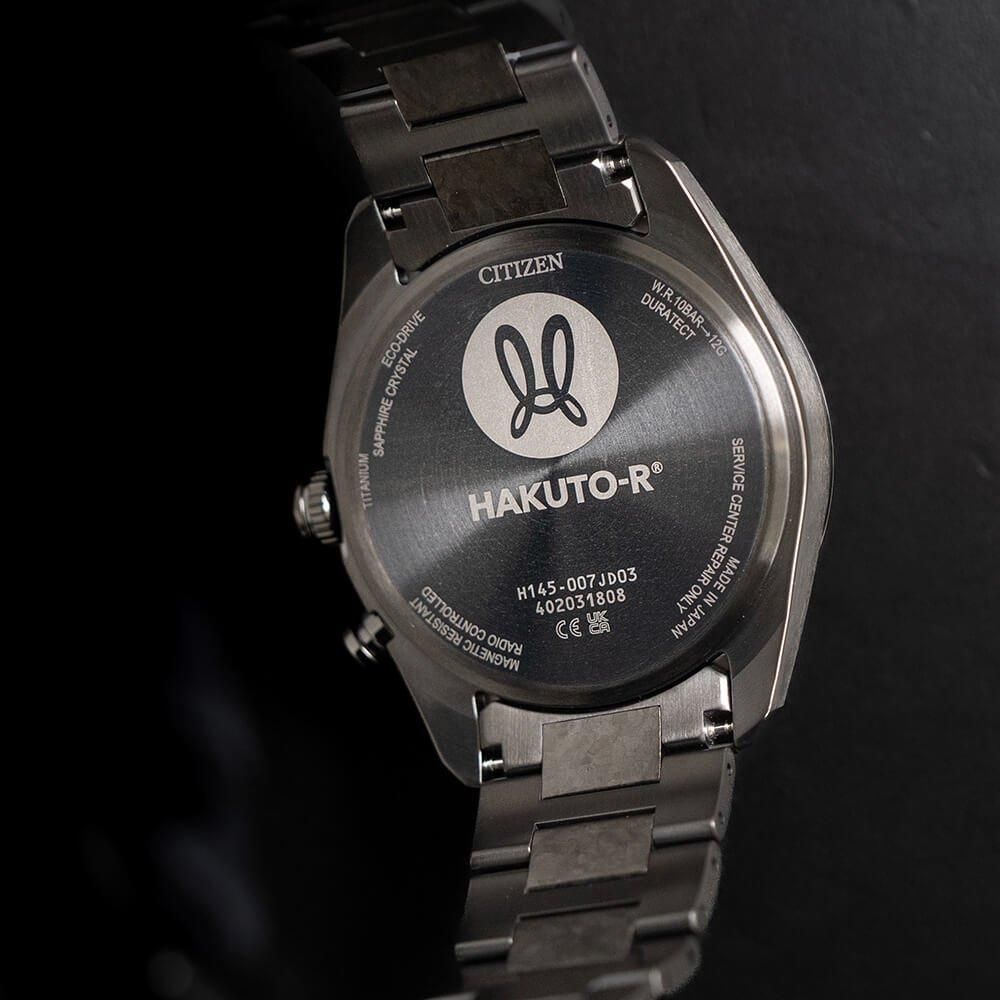  【世界限定1,900本】 CB0285-63E CITIZEN シチズン アテッサ ACT Line
ブラックチタンシリーズ HAKUTO-Rコラボレーションモデル
