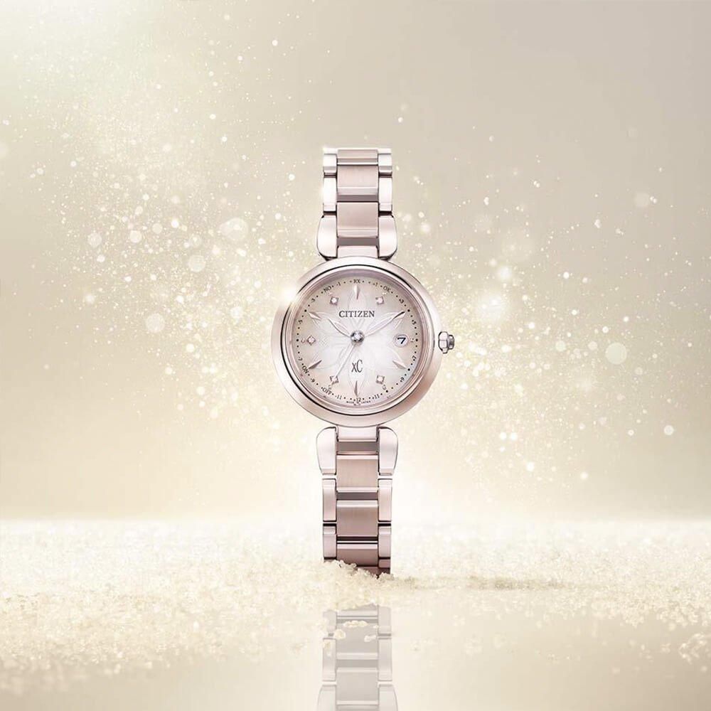  【世界限定1,500本】 ES9467-71Y CITIZEN シチズン クロスシー mizu collection Floret Diamond Limited Model