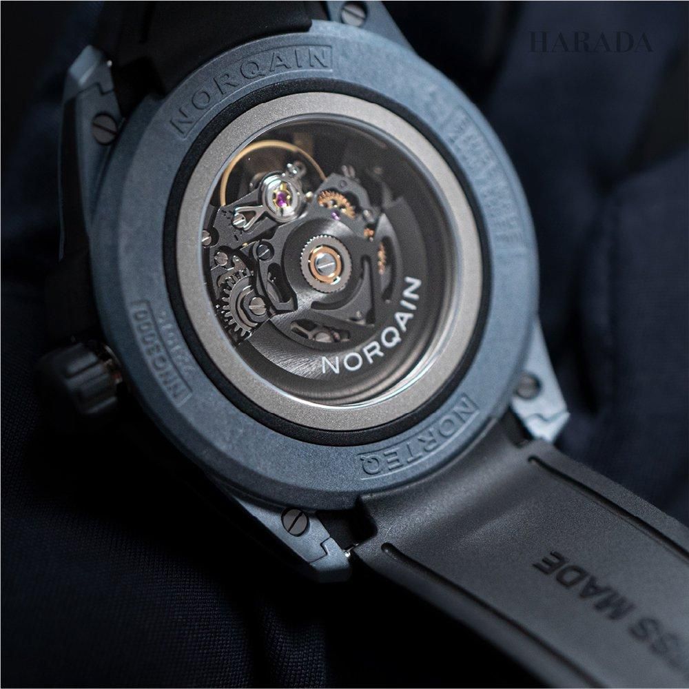 NNQ3000QGB1AS/B018/3W1BR.20GQ NORQAIN ノルケイン ワイルドワン スケルトン 42mm グレー