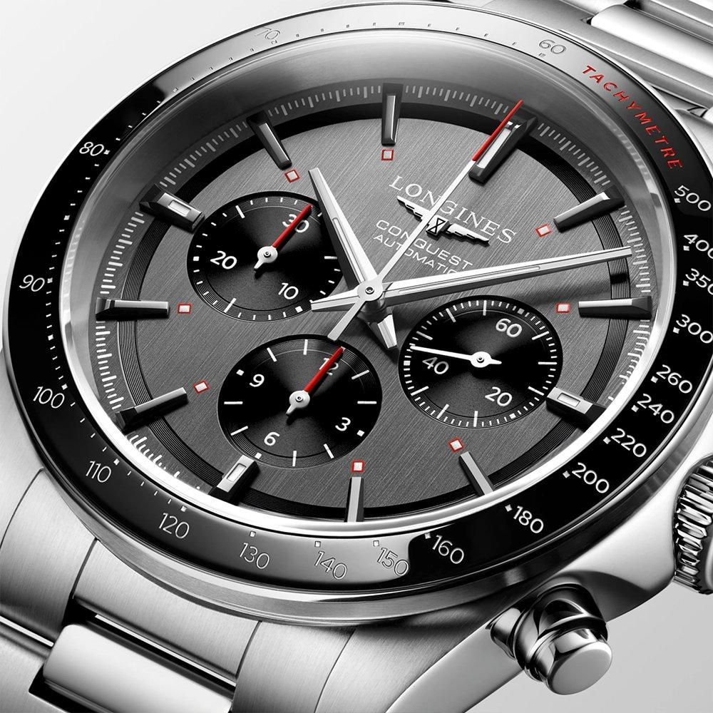  【世界限定2,025本】 L3.836.4.52.9 LONGINES ロンジン コンクエスト クロノ 42mm スキーエディション