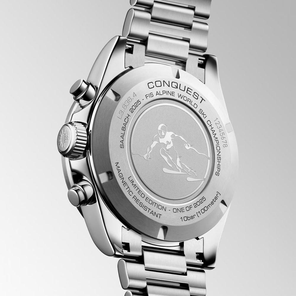  【世界限定2,025本】 L3.836.4.52.9 LONGINES ロンジン コンクエスト クロノ 42mm スキーエディション