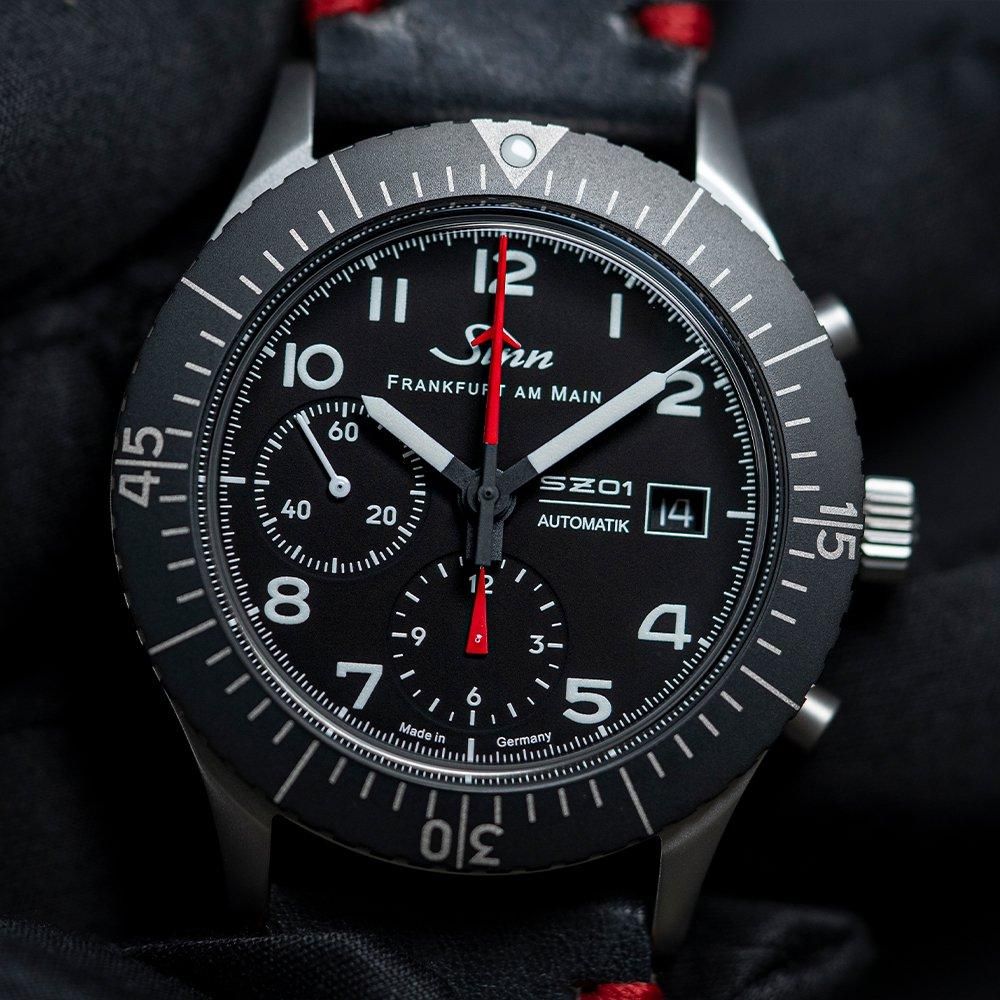  156.1 Sinn ジン インストゥルメントクロノグラフ カウレザー仕様