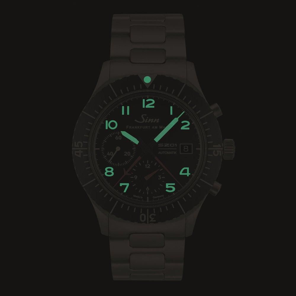  156.1 Sinn ジン インストゥルメントクロノグラフ カウレザー仕様
