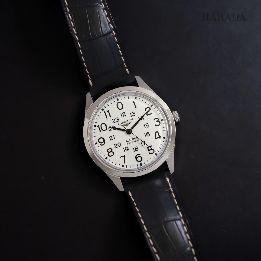  L2.803.4.23.0 LONGINES ロンジン ヘリテージ レイルロード 40mm