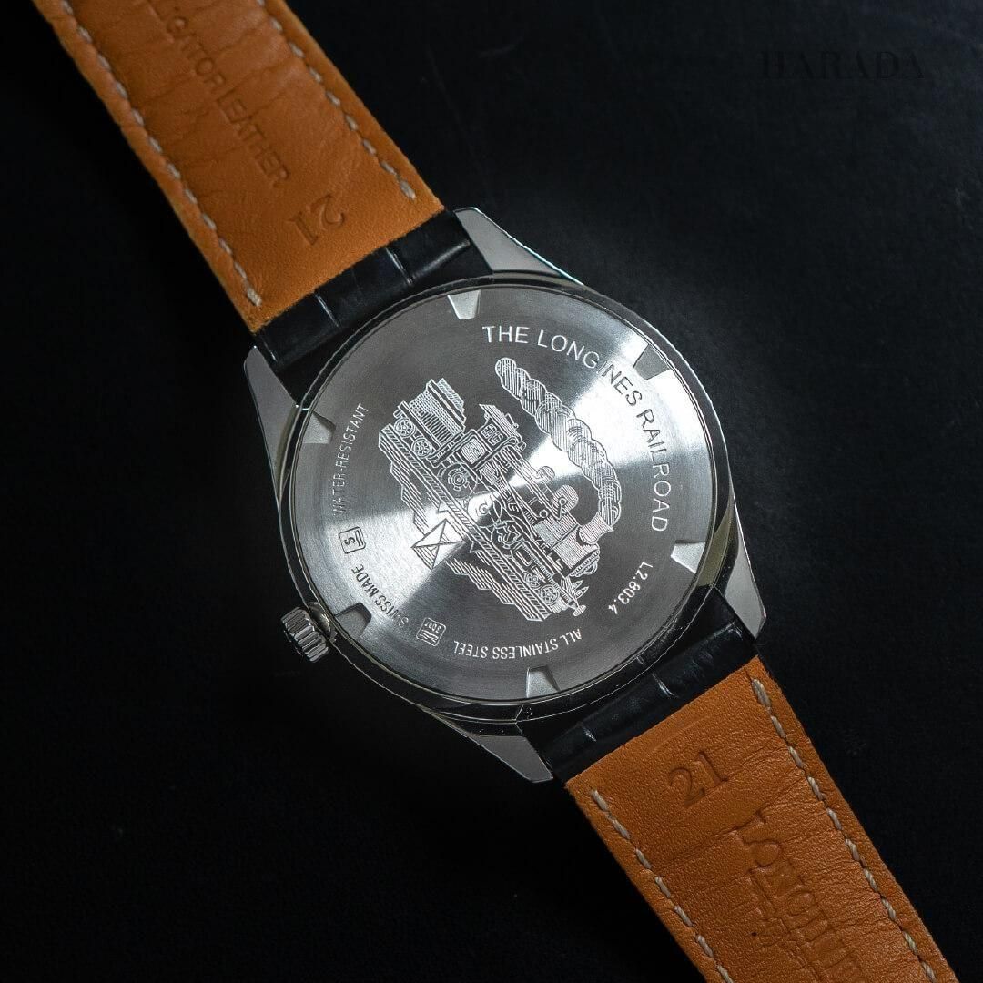  L2.803.4.23.0 LONGINES ロンジン ヘリテージ レイルロード 40mm