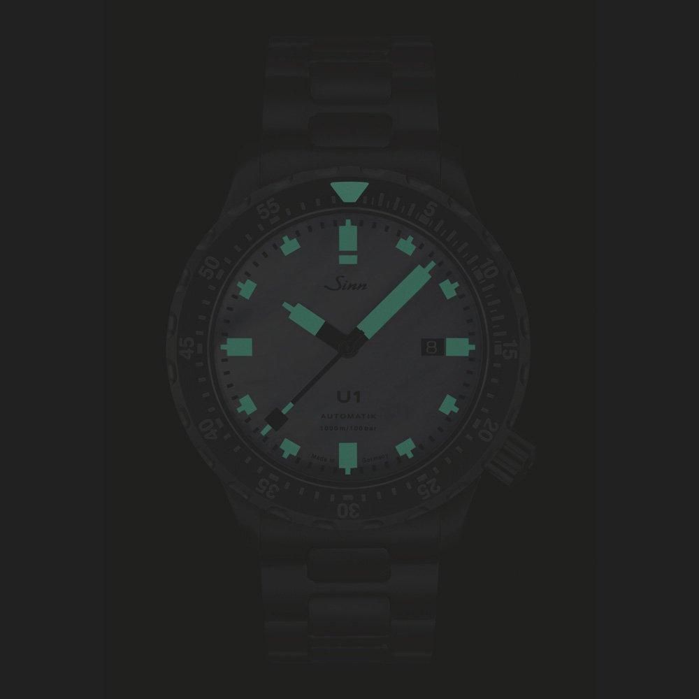  【世界限定300本】 U1.S.Perlmutt.S Sinn ジン ダイバーズウォッチ ブレスレット仕様