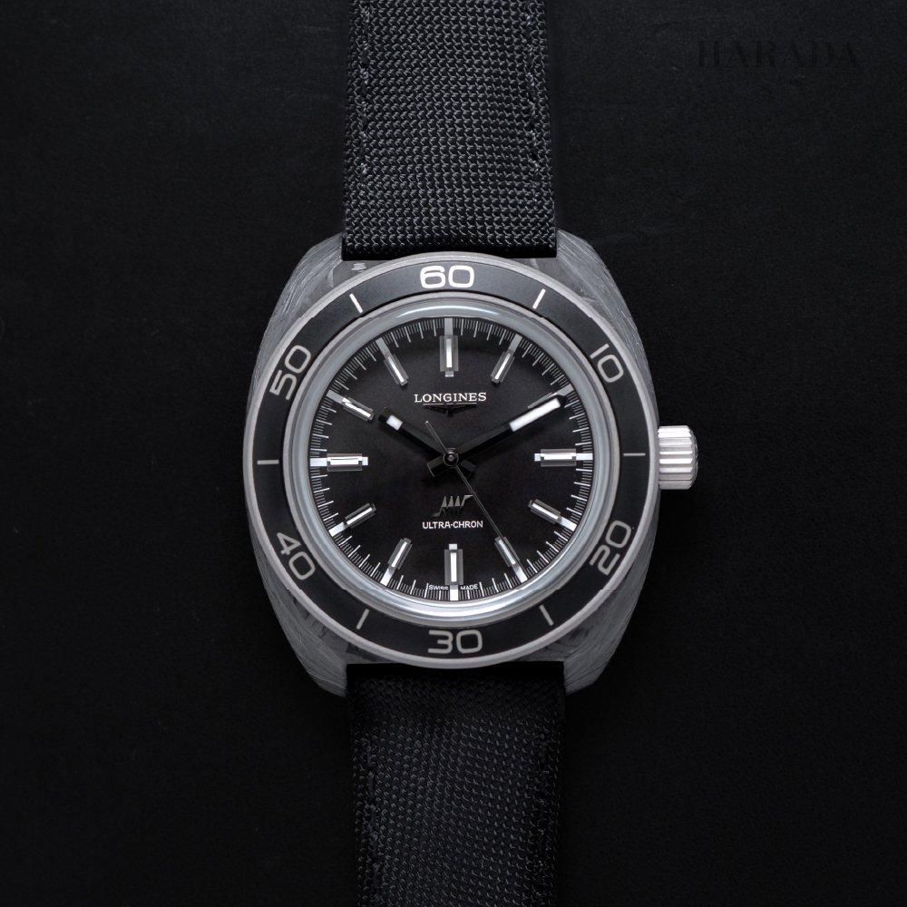  L2.839.4.52.2 LONGINES ロンジン ヘリテージ ウルトラクロン カーボン 43mm 特定店限定モデル