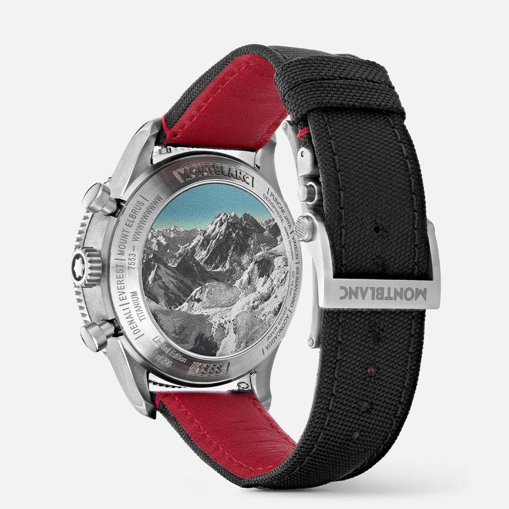MB132303 MONTBLANC モンブラン 1858 ジオスフェール クロノグラフ ゼロ オキシジェン リミテッドエディション 290