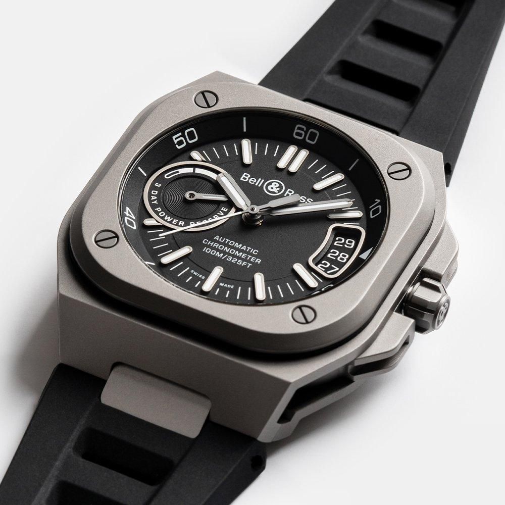 BRX5R-BL-TI/SRB Bell & Ross ベル&ロス インストゥルメンツ BRX5 ブラック チタン