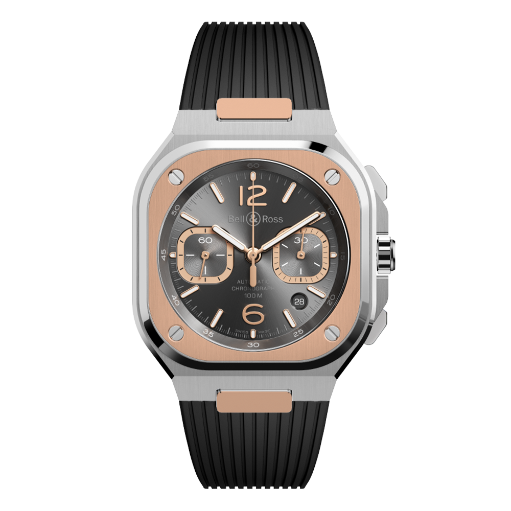 BR05C-RTH-STPG/SRB Bell & Ross ベル&ロス インストゥルメンツ BR05 クロノ グレースチール & ゴールド