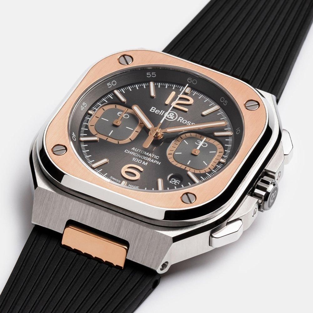 BR05C-RTH-STPG/SRB Bell & Ross ベル&ロス インストゥルメンツ BR05 クロノ グレースチール & ゴールド