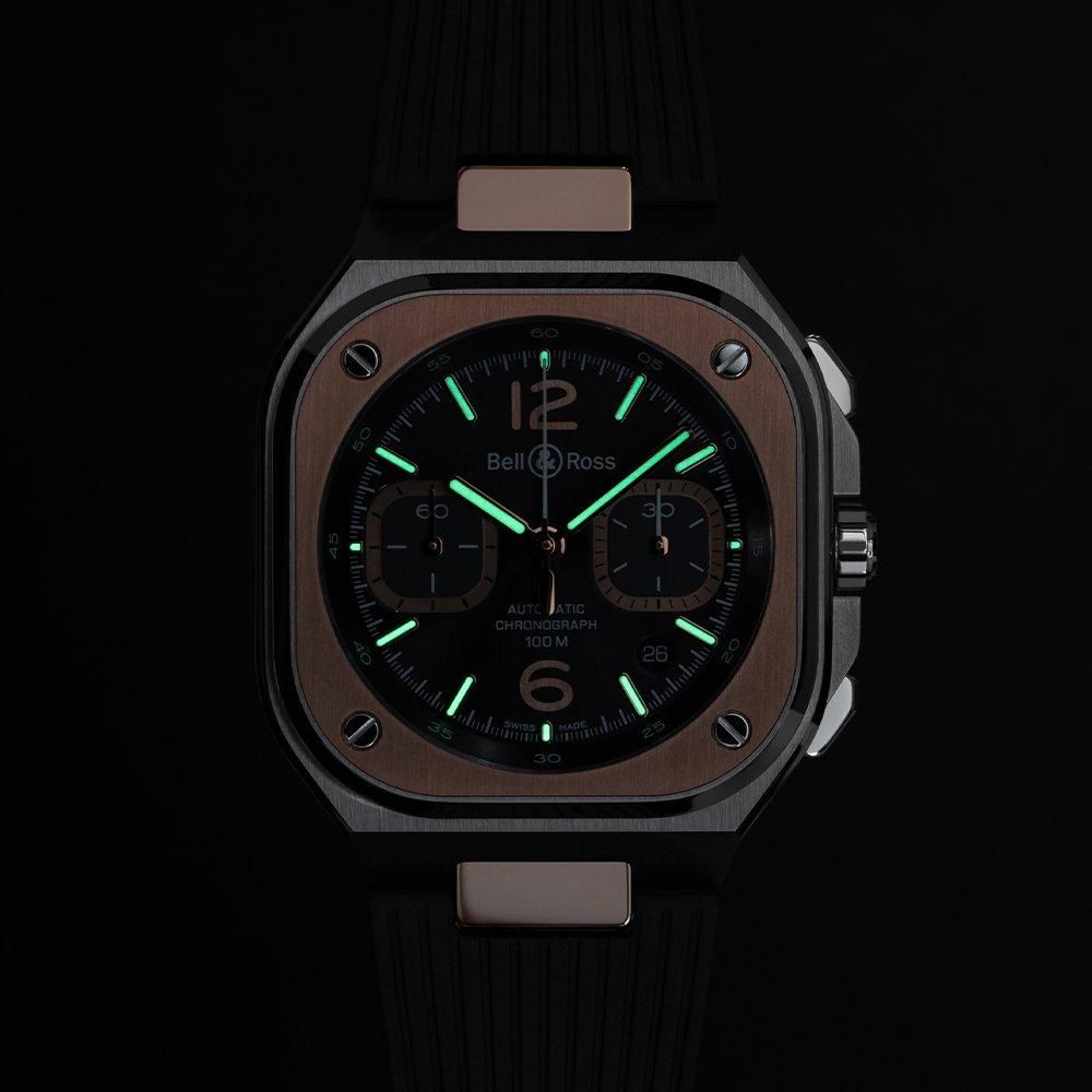 BR05C-RTH-STPG/SRB Bell & Ross ベル&ロス インストゥルメンツ BR05 クロノ グレースチール & ゴールド