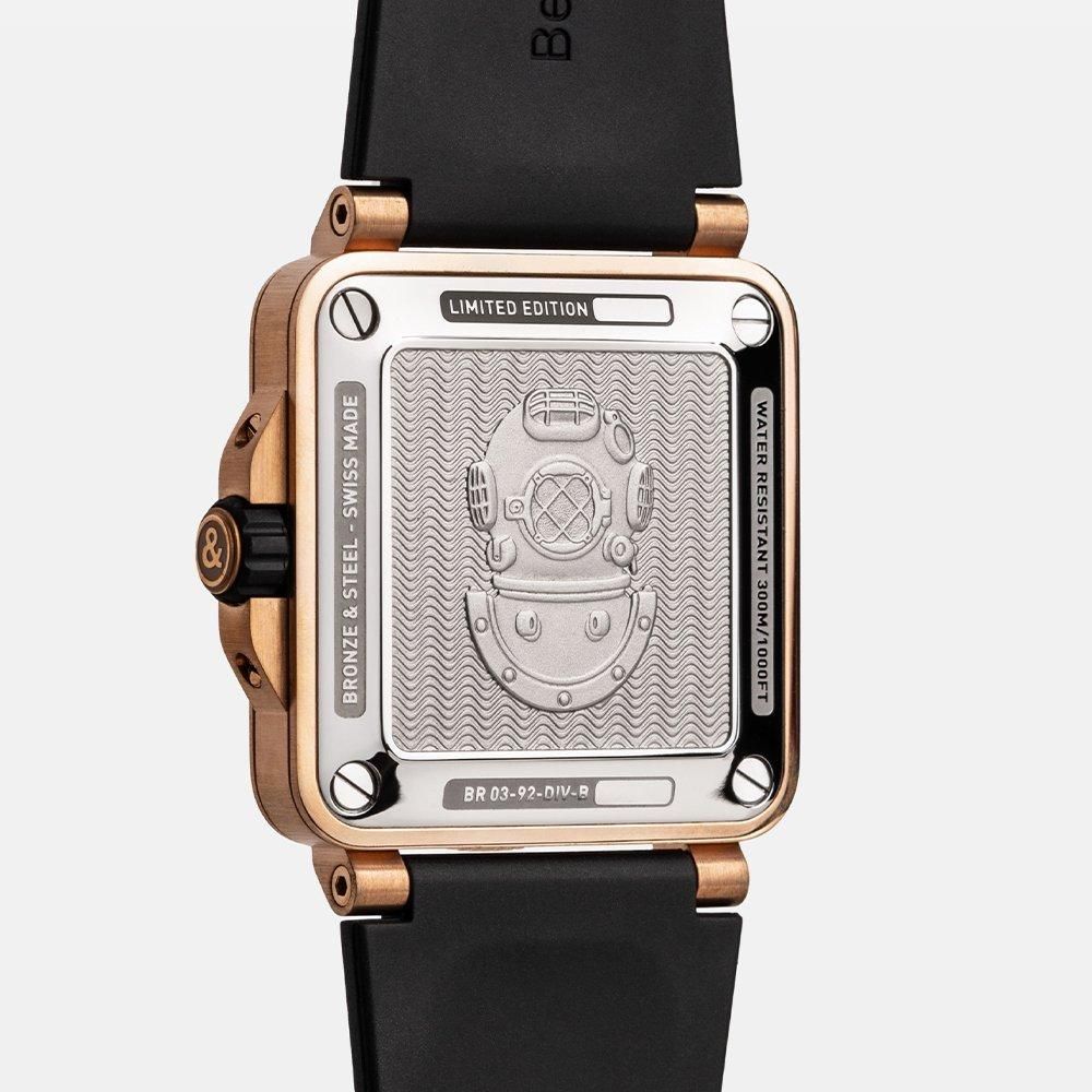【999本限定】BR0392-D-LT-BR/SRB Bell & Ross ベル&ロス インストゥルメンツ BR03 ダイバー ブラック & グリーン ブロンズ