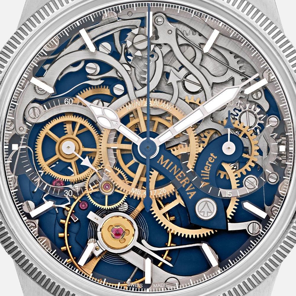 【100本限定】MB133296 MONTBLANC モンブラン 1858 アンヴェールド ミネルバ クロノグラフ リミテッドエディション