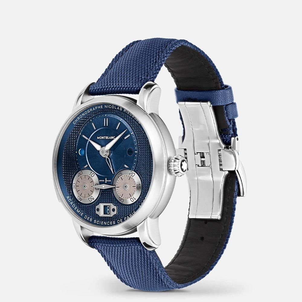 MB130986 MONTBLANC モンブラン スターレガシー ニコラ・リューセック クロノグラフ 43mm