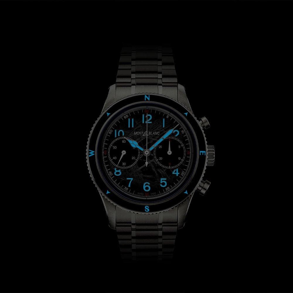 MB130983 MONTBLANC モンブラン 1858 オートマティック クロノグラフ ゼロ オキシジェン ザ・8000