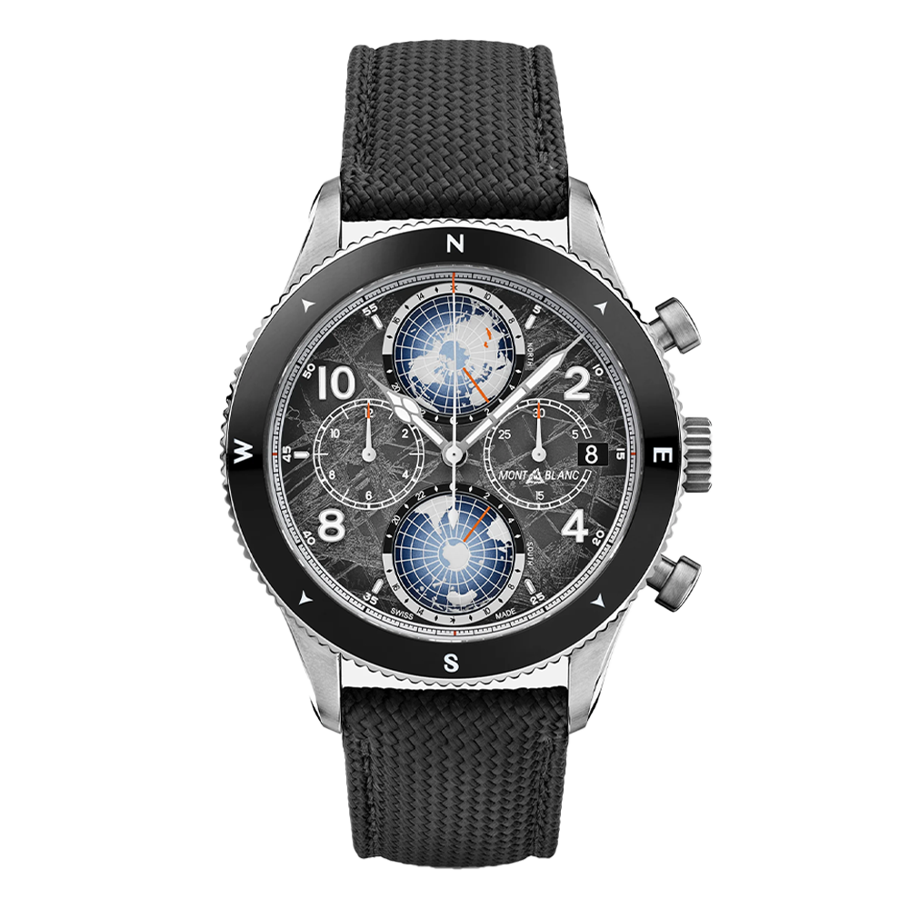 【290本限定】MB130811 MONTBLANC モンブラン 1858 ジオスフェール クロノグラフ ゼロ オキシジェン ザ・8000 リミテッドエディション
