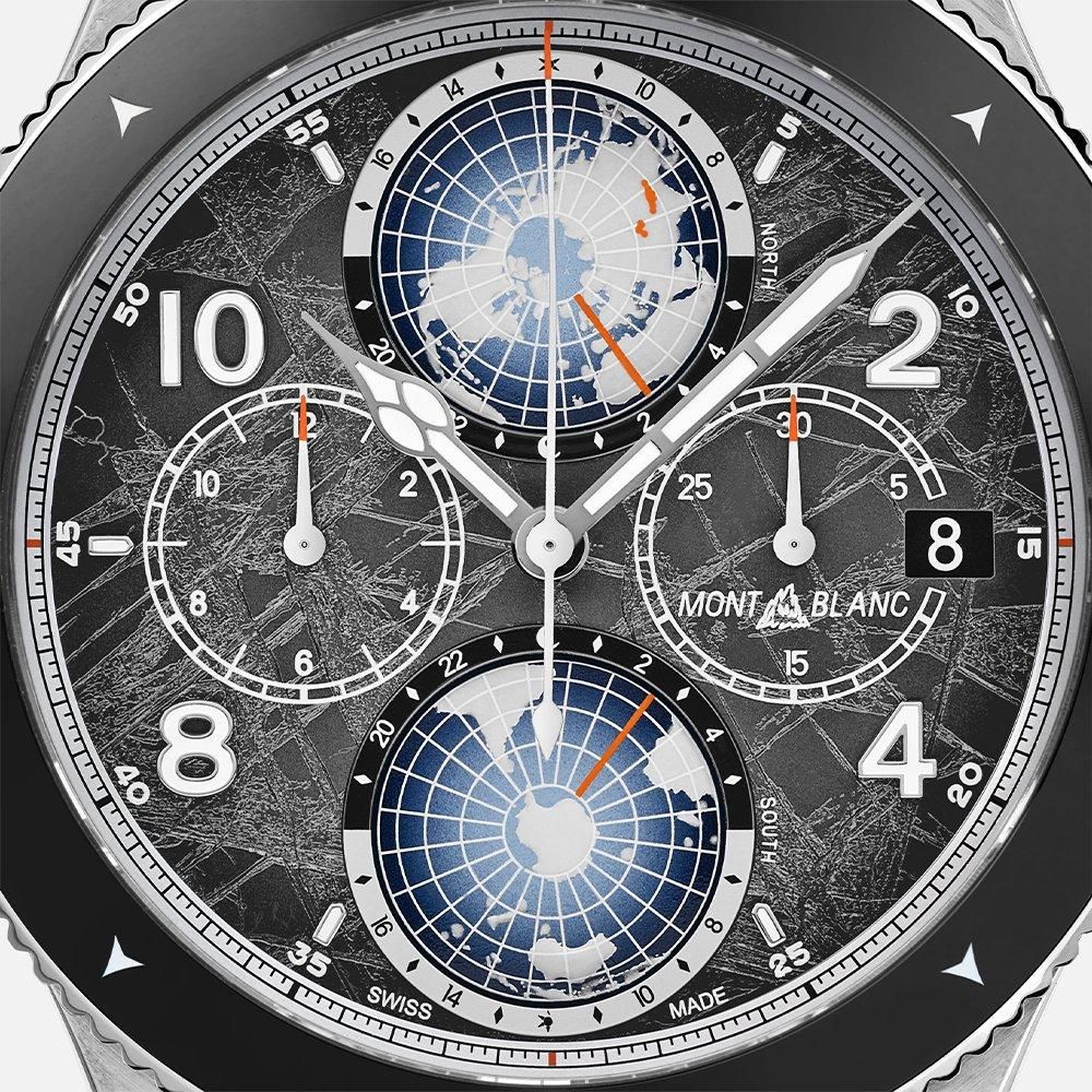 【290本限定】MB130811 MONTBLANC モンブラン 1858 ジオスフェール クロノグラフ ゼロ オキシジェン ザ・8000 リミテッドエディション