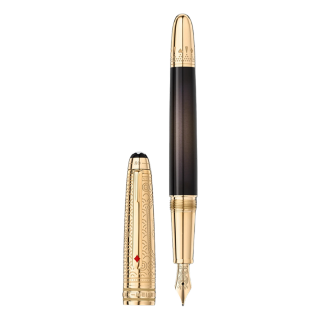 MB128470 MONTBLANC モンブラン マイスターシュテュック アラウンド ザ ワールド イン 80デイズ ドゥエ クラシック 万年筆 F