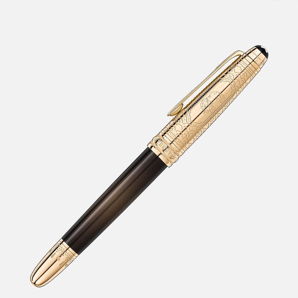 MB128471 MONTBLANC モンブラン マイスターシュテュック アラウンド ザ ワールド イン 80デイズ ドゥエ クラシック 万年筆 M