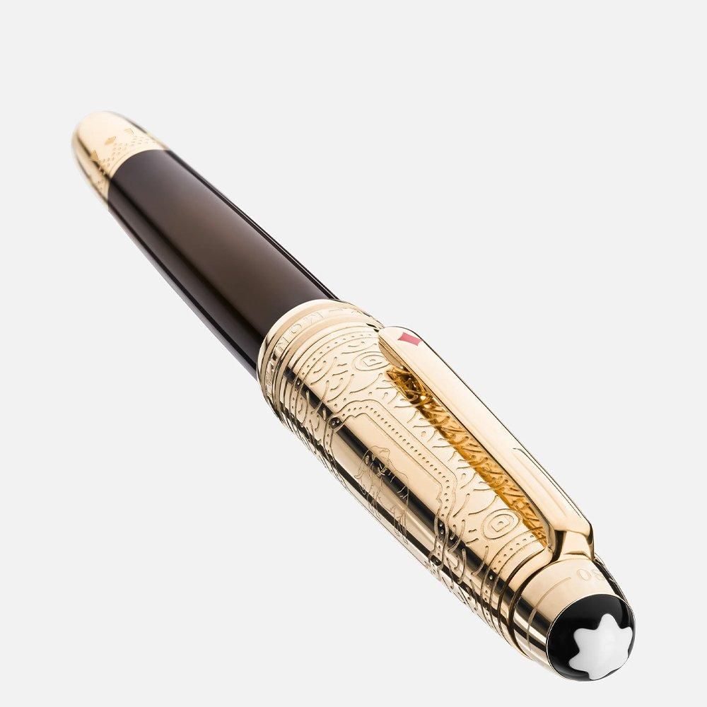 MB128471 MONTBLANC モンブラン マイスターシュテュック アラウンド ザ ワールド イン 80デイズ ドゥエ クラシック 万年筆 M