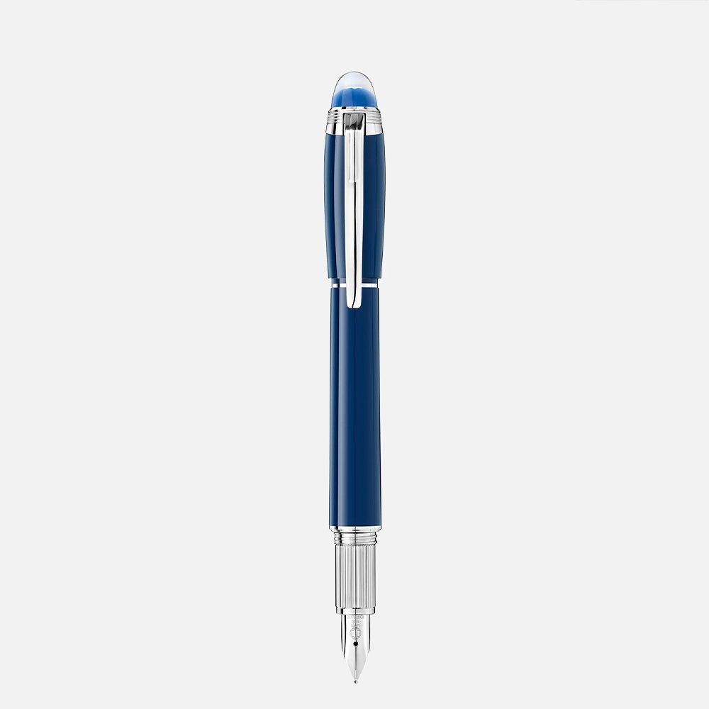MB132438 MONTBLANC モンブラン スターウォーカー ブルー・プラネット プレシャスレジン 万年筆 F