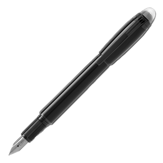 MB132529 MONTBLANC モンブラン スターウォーカー ブラックコスモス プレシャスレジン 万年筆 F