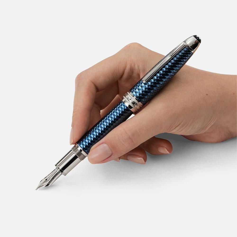 MB129406 MONTBLANC モンブラン マイスターシュテュック グレイシャー ソリテール 万年筆 F