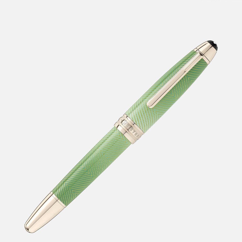 MB129555 MONTBLANC モンブラン マイスターシュテュック カリグラフィー ソリテール セラドン デグラーデ ローラーボール