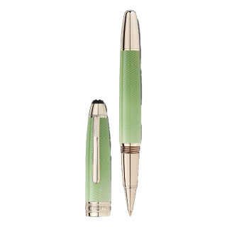 MB129555 MONTBLANC モンブラン マイスターシュテュック カリグラフィー ソリテール セラドン デグラーデ ローラーボール
