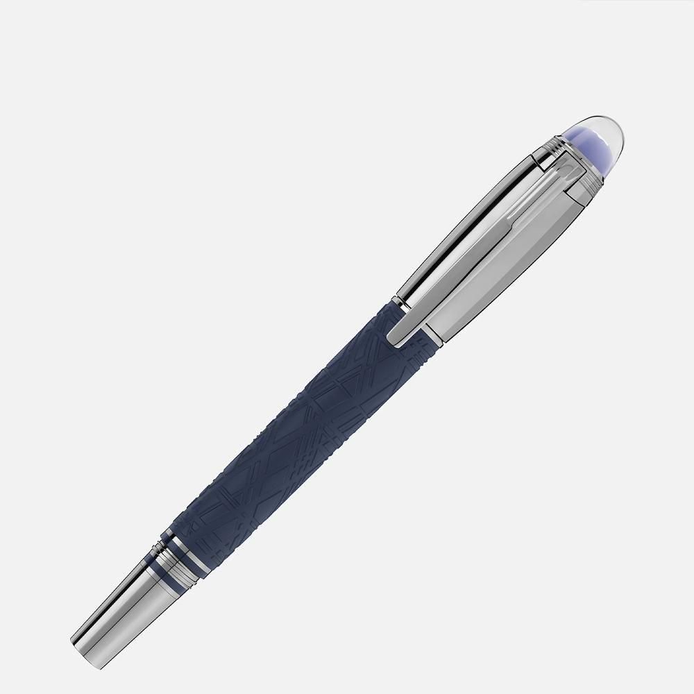 MB130214 MONTBLANC モンブラン スターウォーカー スペースブルー ドゥエ 万年筆 F