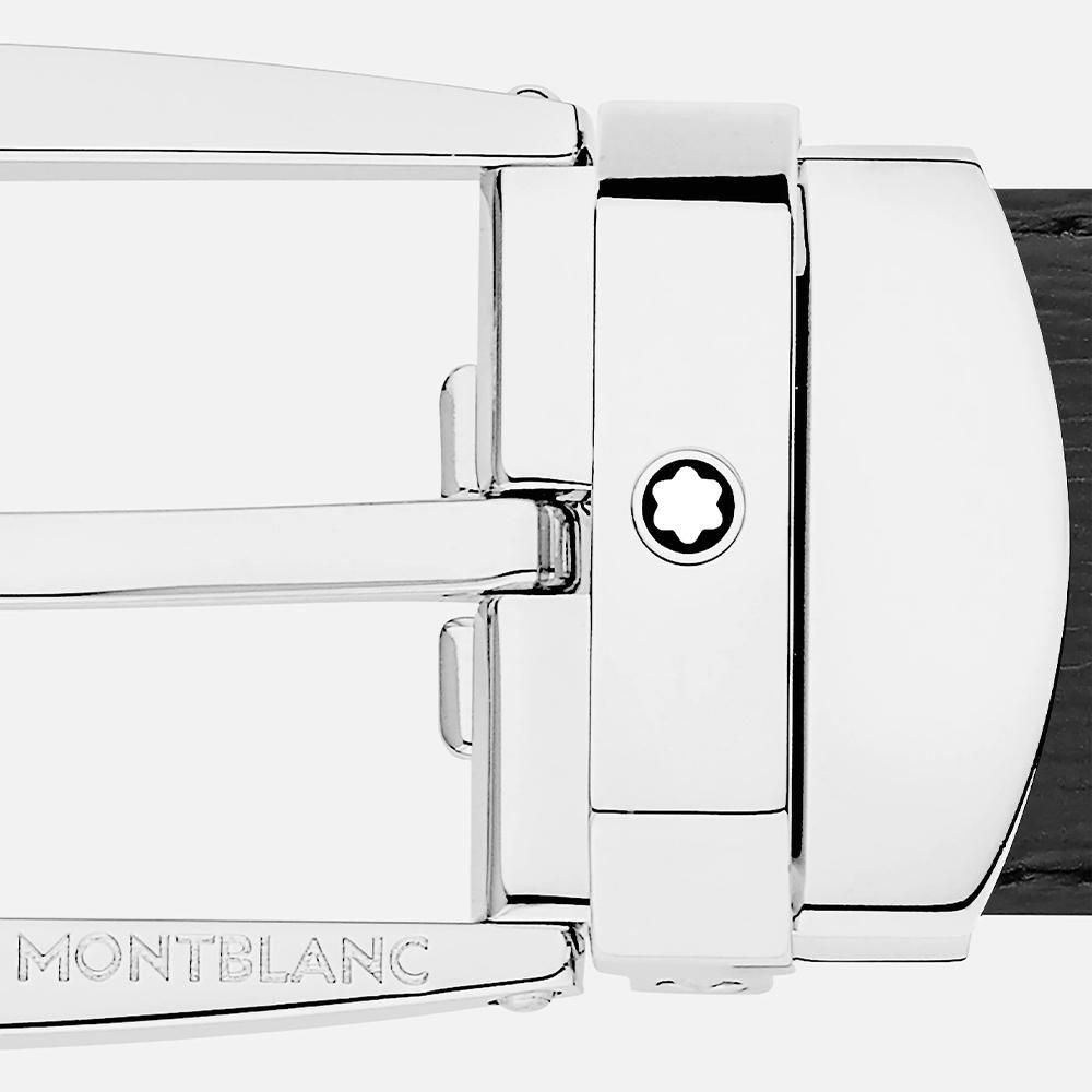 MB116706 MONTBLANC モンブラン ブラック レザーベルト 30mm