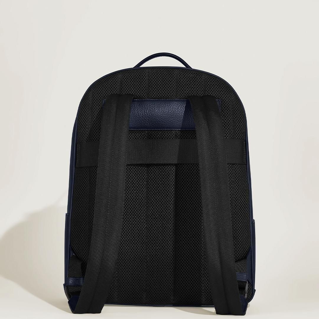 【美品】　MONT BLANC バックパック　ナイロンレザー　レインカバー付き 美品】 MONT BLANC バックパック ナイロンレザー レインカバー付き M