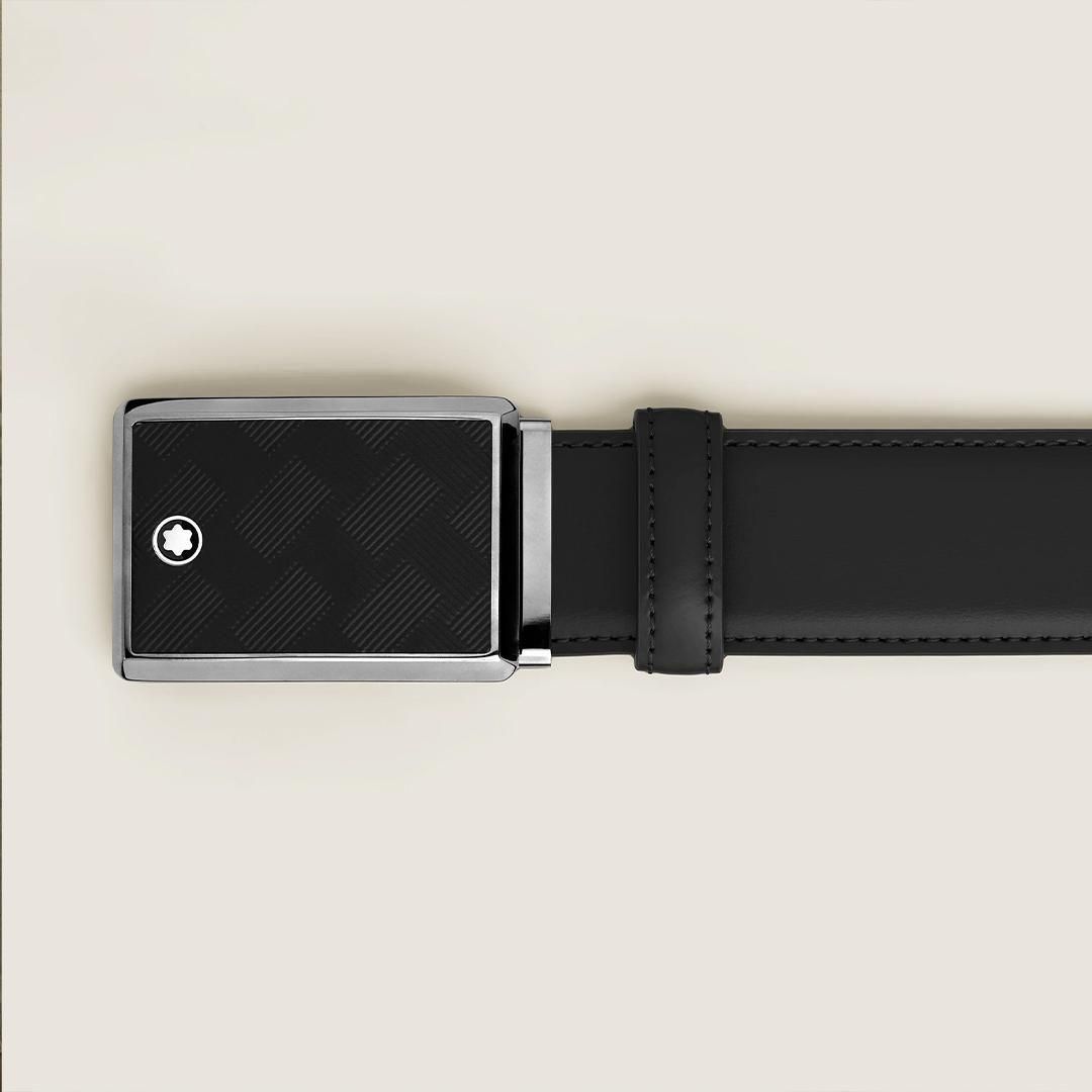 MB199652 MONTBLANC モンブラン ブラック レザーベルト 35mm
