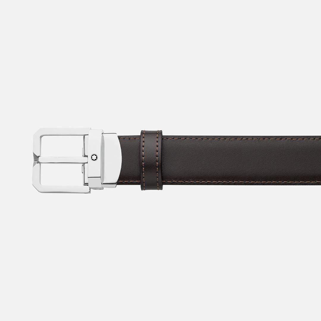 MB132873 MONTBLANC モンブラン ブラック/ブラウン リバーシブル