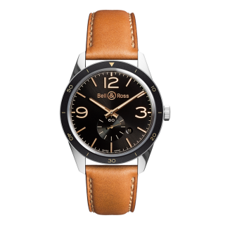 BRV123-GH-ST/SCA Bell & Ross ベル&ロス BR 123 ゴールデン ヘリテージ