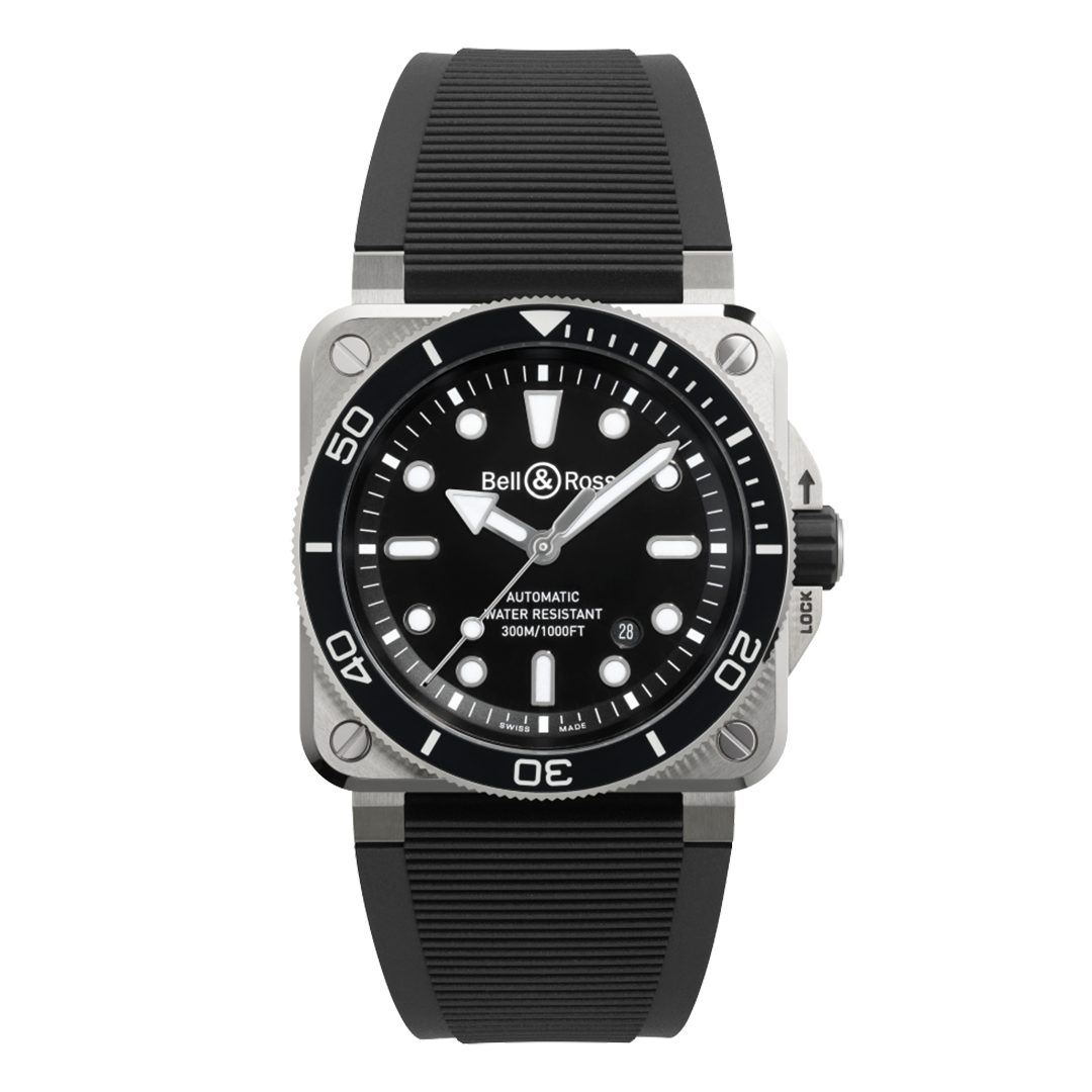 BR03A-D-BL-ST/SRB Bell & Ross ベル&ロス BR03 ダイバー ブラック スティール